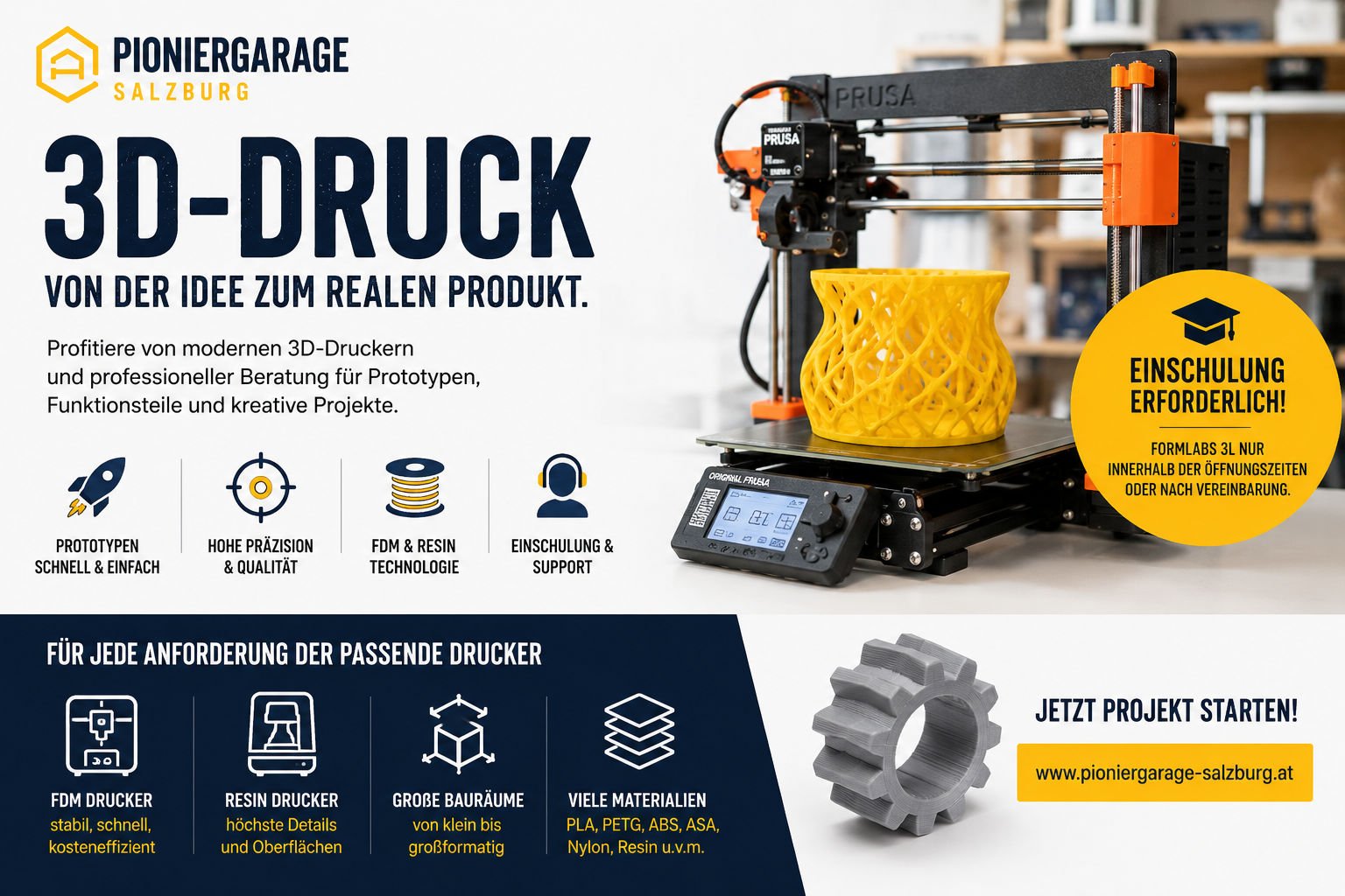 3D Druck Service in Salzburg