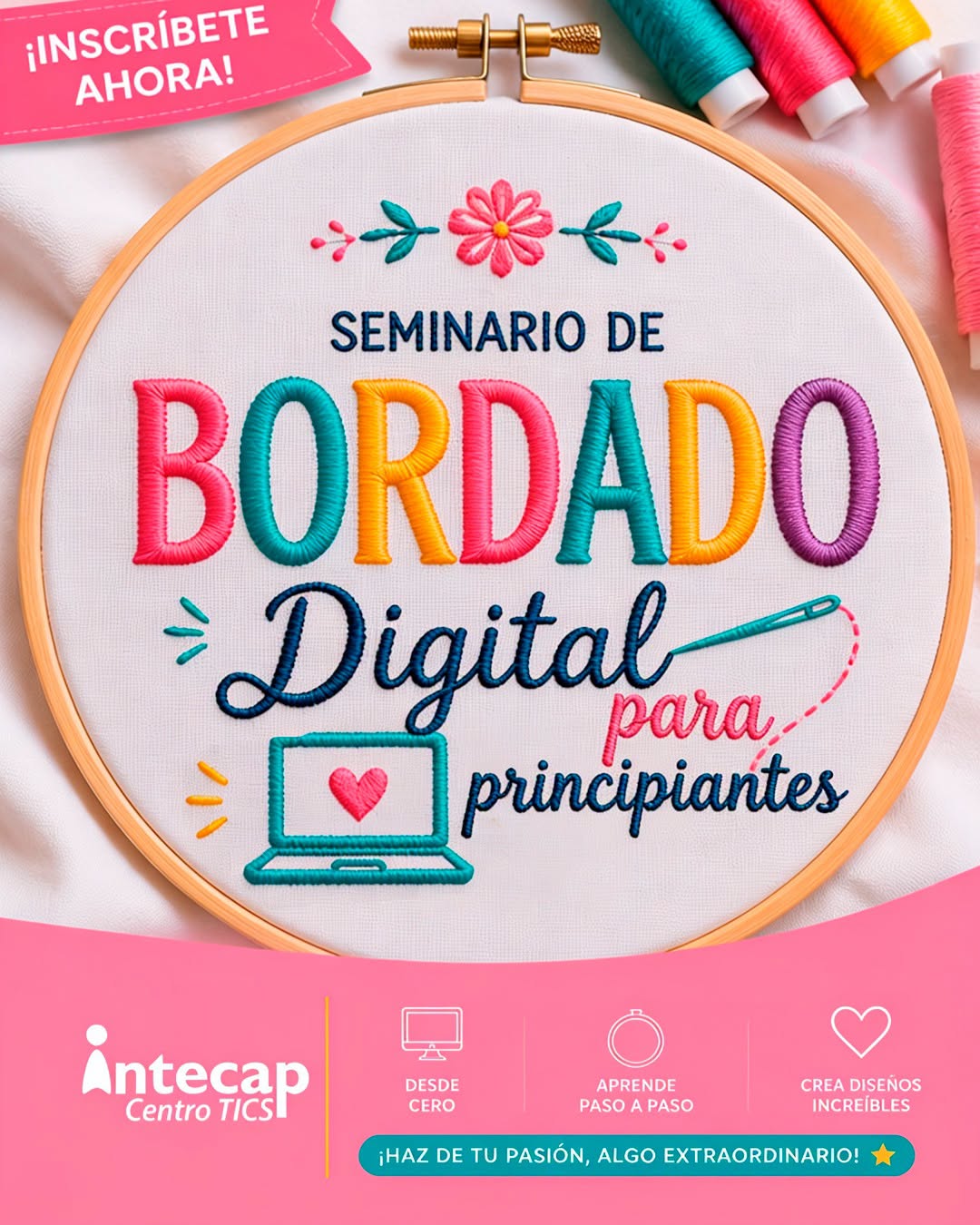 Curso de Bordado Digital para Principiantes