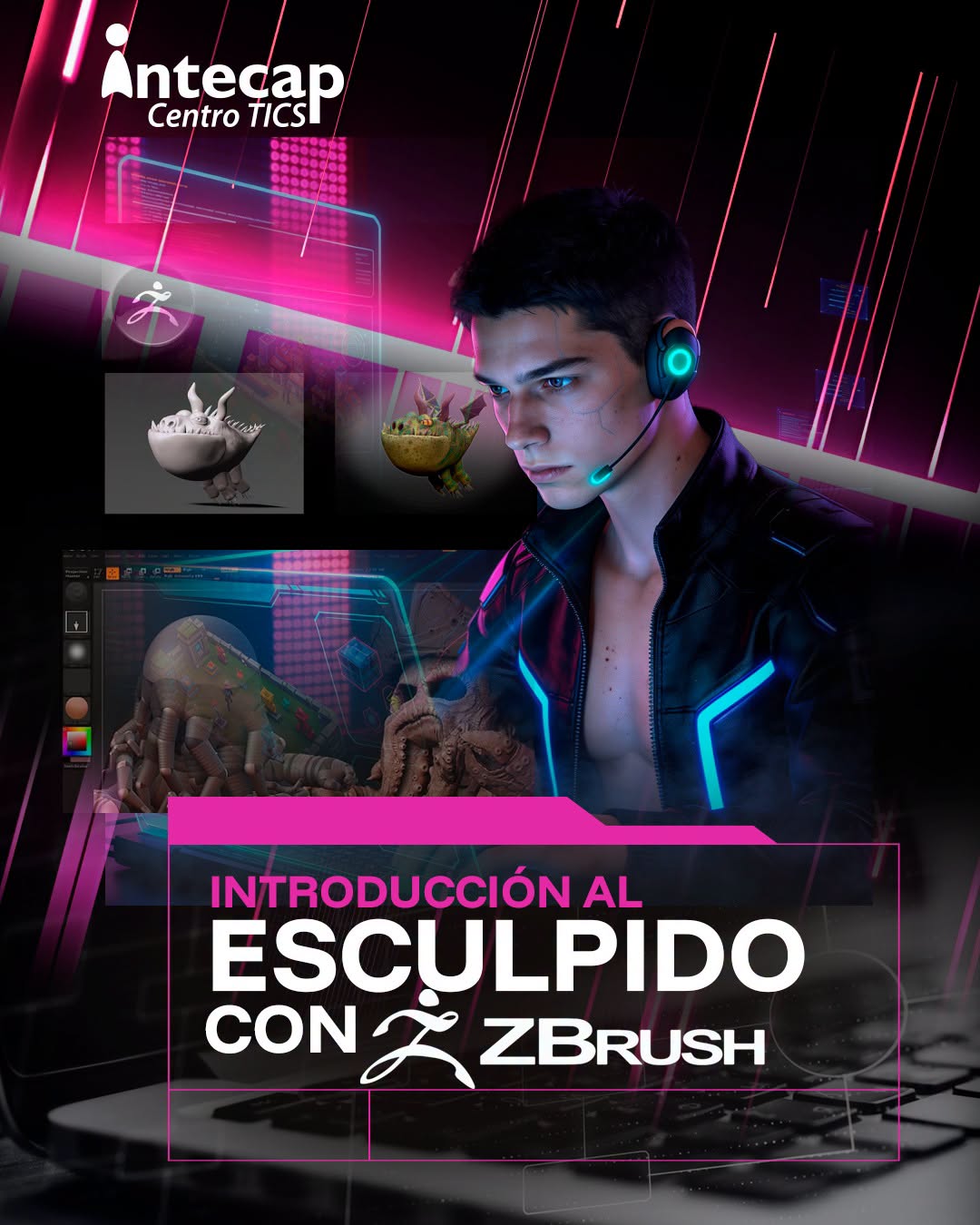 Curso de Introducción al Esculpido Digital con ZBrush