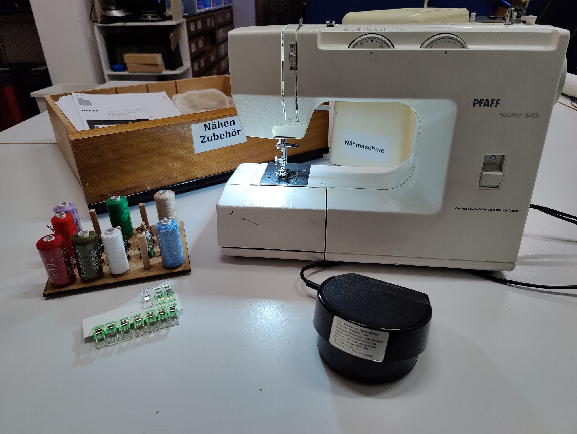 Textilwerkstatt im FabLab Karlsruhe