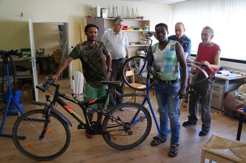 Kurzpraktikum in der Fahrradwerkstatt