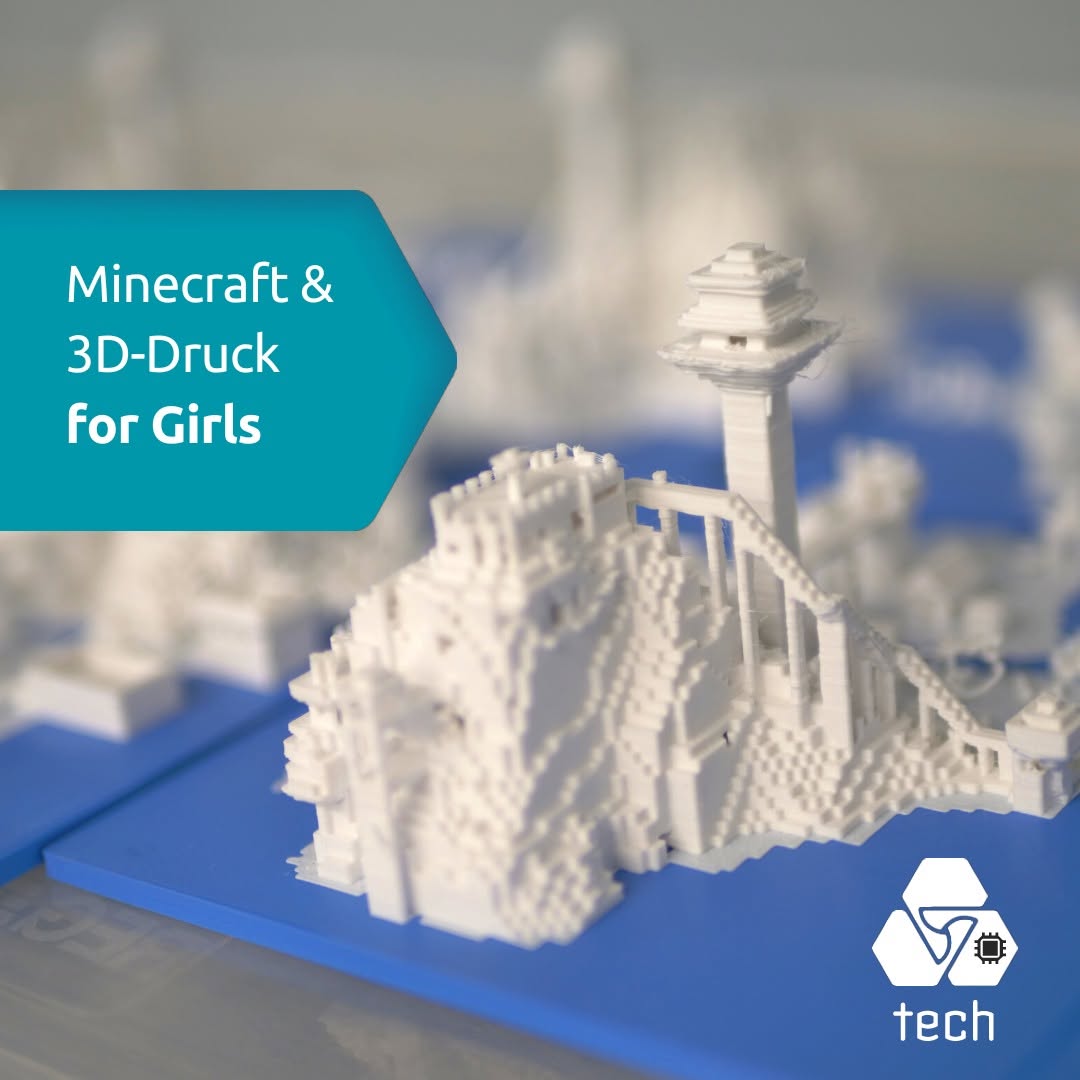 Minecraft & 3D-Druck Kurs – Girls Edition<