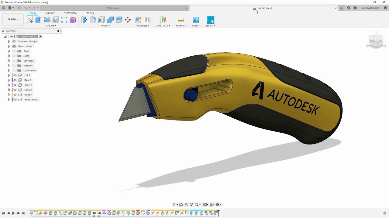 Formation : Initiation à la Modélisation 3D avec Fusion 360