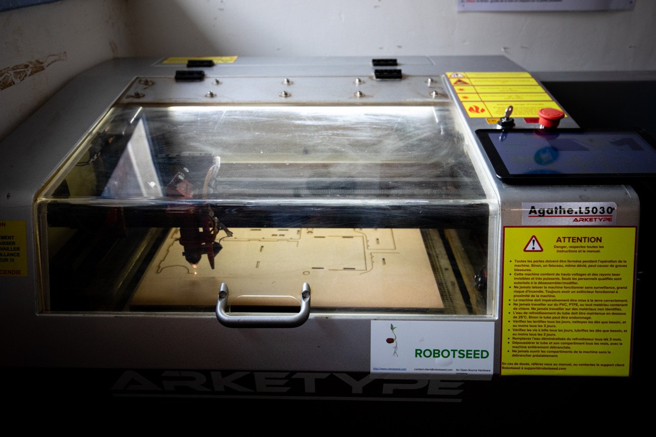 Découpeuse laser CO2 Arketype Agathe 5030 à La Fabrique Amanlis
