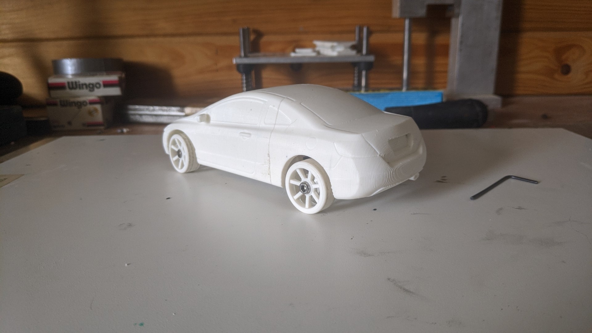 OPENZ V25 CHASSIS (1:28 RC) WITH CIVIC 2007 COUPE BODY