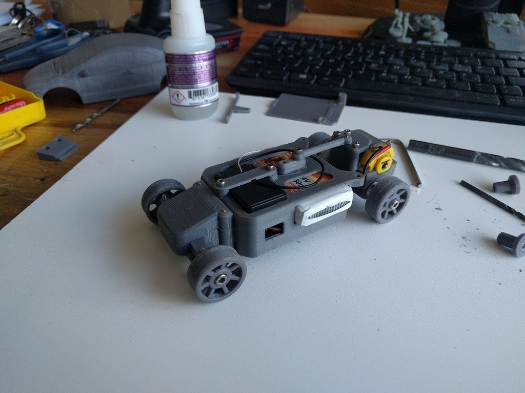OPENZ V16C CHASSIS (1:28 3D PRINTED RC)